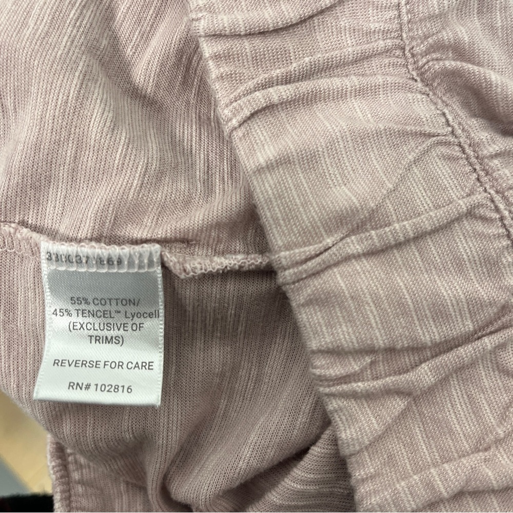 Garnet Hill Quiet Luxury Elevated Casual Pull On Comfy Lounge Joggers [size L] - Picture 10 of 10